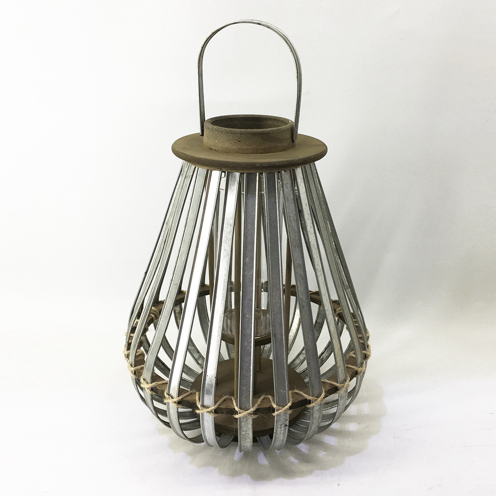 Generico-Shop-Complementi D'Arredo-Lanterne-Lanterna in metallo 32x32 h.41cm-100