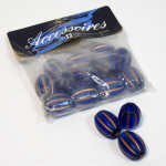 Generico-Shop-Accessori Decorativi-Decorativi Generici-Conf. 12 Ovali blu con riga per nastri-100