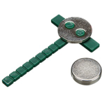 TECAR-Shop-Accessori Tecnici-Legare e Fissare-Conferzione Pz 30 Spilla Flor Clip Magnetic Green-100