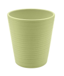 Generico-Shop-Contenitori Decorativi-Ceramica-Vaso Ceramica Rigato H 14 x D 10 Interno H 13,5 D 12 cm-3