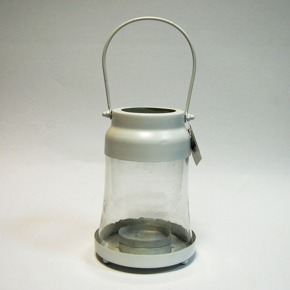 Generico-Shop-Complementi D'Arredo-Lanterne-Lanterna in Vetro h 24 x d. 16 cm-100
